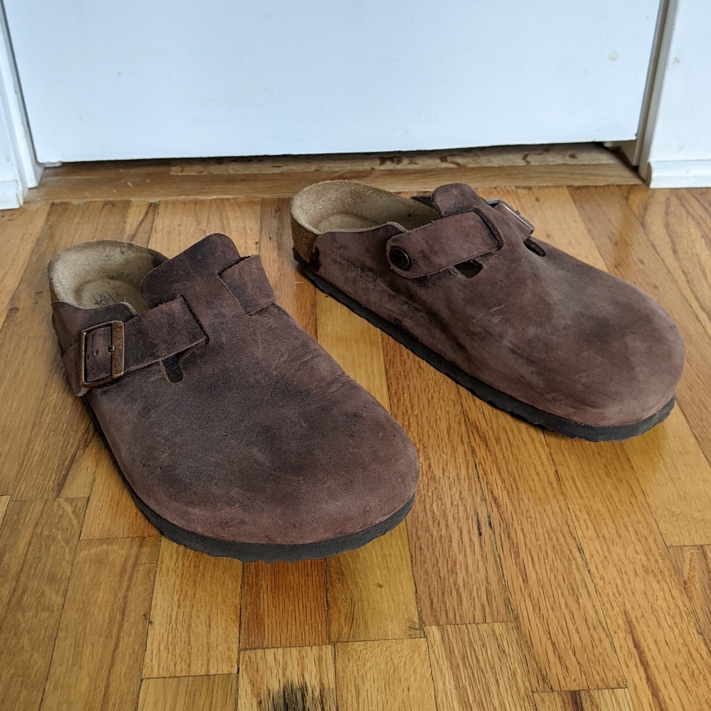 Birkenstock Boston Clog in Oiled Leather
